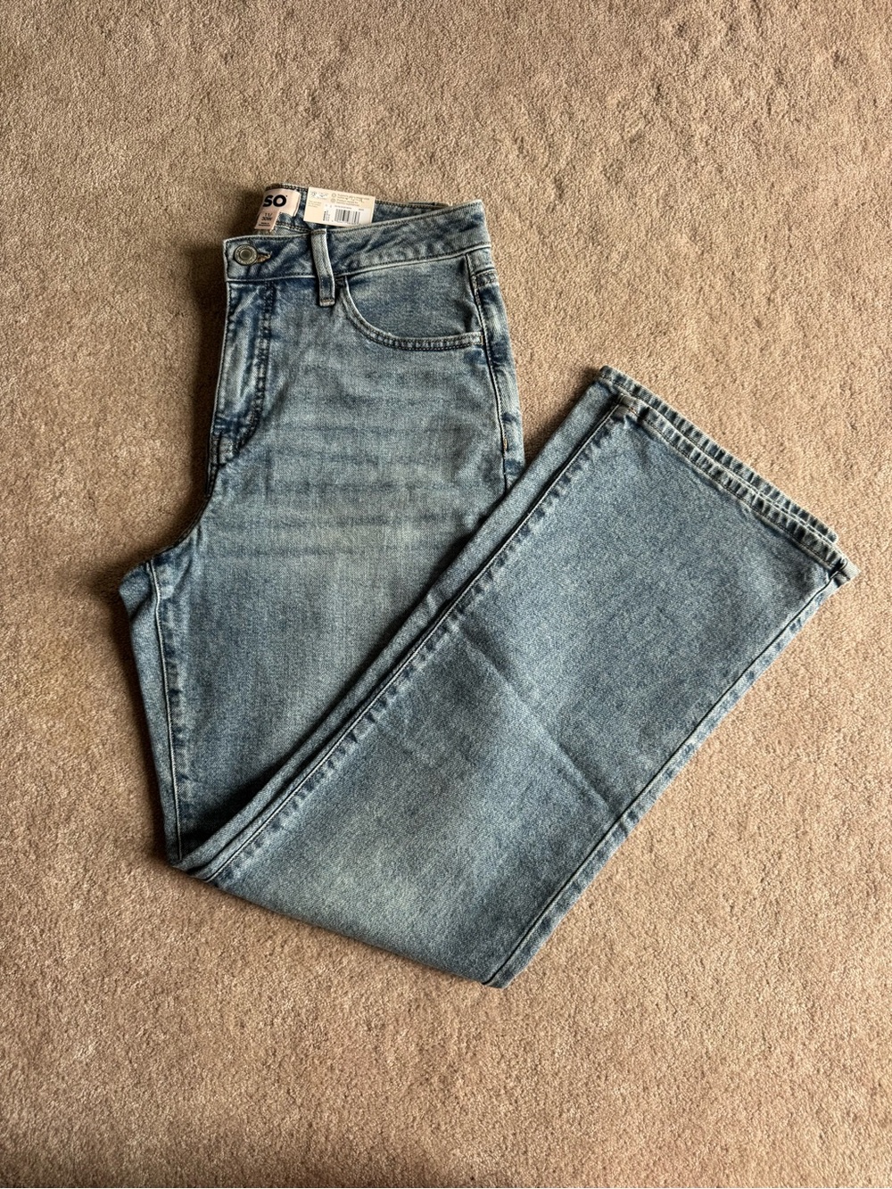 SO Curvy High Rise '90s Bootcut Jeans - Light Blue